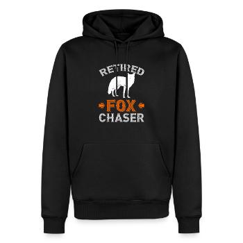 Fuchsjagd Geschenke - Männer Premium Bio Hoodie - Schwarz - Vorne - Nico (187cm)
