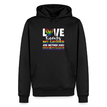 Schwule Eltern Schwulenstolz Familie Queer-Eltern - Männer Premium Bio Hoodie - Schwarz - Vorne - Nico (187cm)