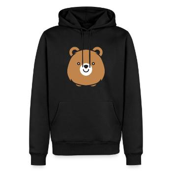 Niedliches kleines Tier Quokka - Männer Premium Bio Hoodie - Schwarz - Vorne - Nico (187cm)
