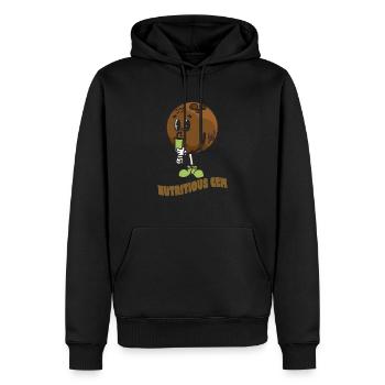 Jus d’amour de noix de plage été tropical - Sweat à capuche Premium bio Homme - noir - Devant - Nico (187cm)