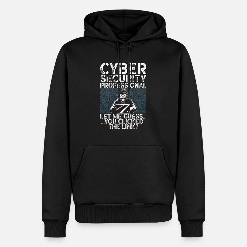 Cyber-sicherheits-hacker-hacking - Männer Premium Bio Hoodie - Schwarz