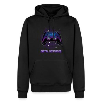 Gamers Video Gaming Geek Console Contrôleur de jeu - Sweat à capuche Premium bio Homme - noir - Devant - Nico (187cm)