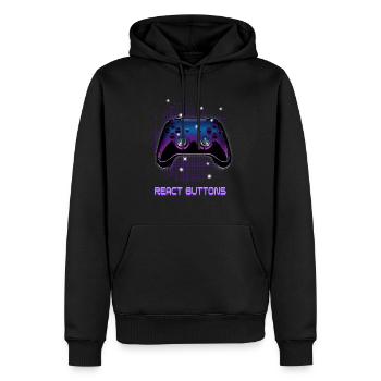 Gamers Video Gaming Geek Console Game Controller - Männer Premium Bio Hoodie - Schwarz - Vorne - Nico (187cm)