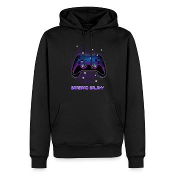 Gamers Video Gaming Geek Console Game Controller - Men’s Premium Organic Hoodie - black - Front - Nico (187cm)