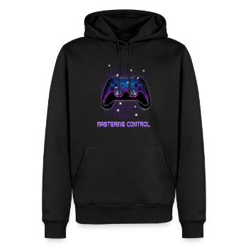 Gamers Video Gaming Geek Console Contrôleur de jeu - Sweat à capuche Premium bio Homme - noir - Devant - Nico (187cm)