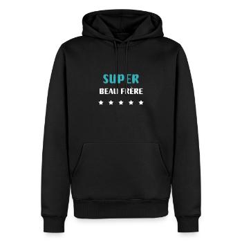 Super schönes Bruder personalisiertes Geschenk - Männer Premium Bio Hoodie - Schwarz - Vorne - Nico (187cm)
