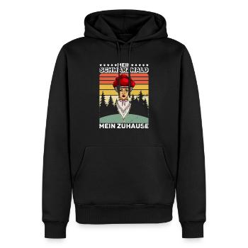 My Black Forest, my home forest - Men’s Premium Organic Hoodie - black - Front - Nico (187cm)