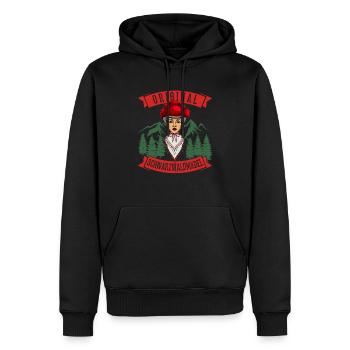 Original Schwarzwaldmädel Schwarzwald Allemand - Sweat à capuche Premium bio Homme - noir - Devant - Nico (187cm)
