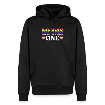 Homosexuell Mom Lesbisch Mütter Mütter Tag - Männer Premium Bio Hoodie - Schwarz - Vorne - Nico (187cm)