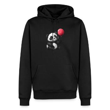 Panda Bear Ballon Panda géant japonais - Sweat à capuche Premium bio Homme - noir - Devant - Nico (187cm)