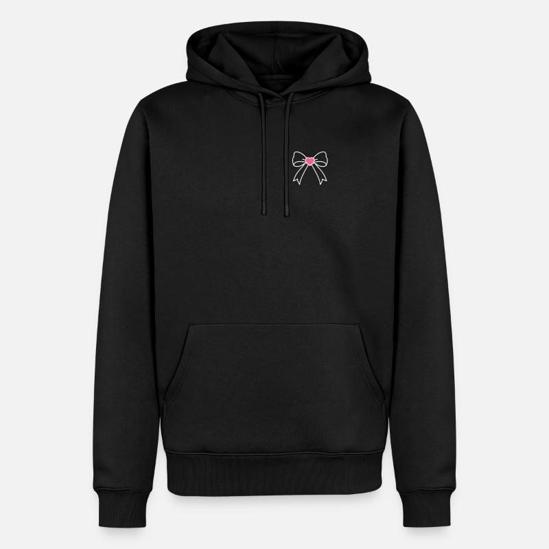 Sensibilisation cancer du sein - Sweat à capuche Premium bio Homme - noir