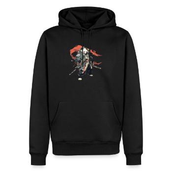 Pandabär Yokai Japanischer Riesenpanda - Männer Premium Bio Hoodie - Schwarz - Vorne - Nico (187cm)