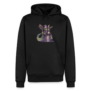 Dragon Sorcière Halloween Dragon Enfants - Sweat à capuche Premium bio Homme - noir - Devant - Nico (187cm)