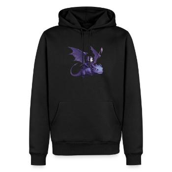 Dragon Halloween Dragon Enfants - Sweat à capuche Premium bio Homme - noir - Devant - Nico (187cm)