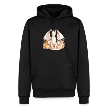 Dragon, Action De Grâces, Dragon, Enfants - Sweat à capuche Premium bio Homme - noir - Devant - Nico (187cm)