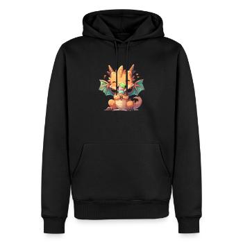 Dragon Crème Glacée Kawaii Dragon Enfants - Sweat à capuche Premium bio Homme - noir - Devant - Nico (187cm)
