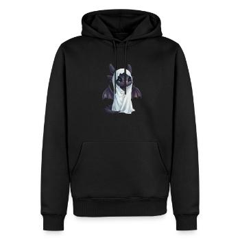 Drache Geist Halloween Niedlich Anime Kinder - Männer Premium Bio Hoodie - Schwarz - Vorne - Nico (187cm)