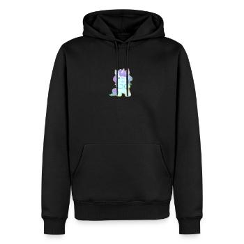 Mignon Adorable Bébé Arc-en-ciel Magique Licorne Amant - Sweat à capuche Premium bio Homme - noir - Devant - Nico (187cm)