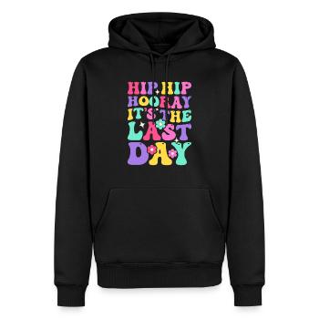 Letzter Schultag Abschluss Sommerferien Schüler - Männer Premium Bio Hoodie - Schwarz - Vorne - Nico (187cm)