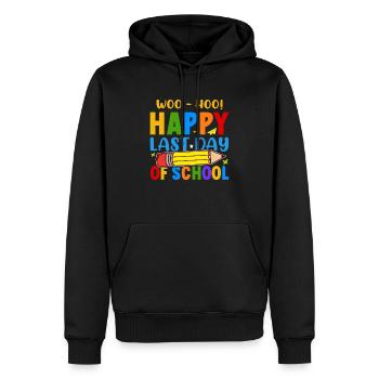 Letzter Schultag Abschluss Sommerferien Schüler - Männer Premium Bio Hoodie - Schwarz - Vorne - Nico (187cm)