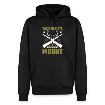 Präparatoren erwecken totes zum Leben - Männer Premium Bio Hoodie - Schwarz - Vorne - Nico (187cm)
