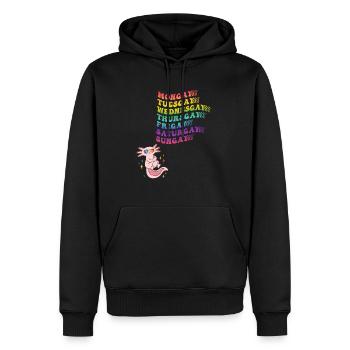 Osez être vous-même tous les jours - Cute Pride LGBTQ - Sweat à capuche Premium bio Homme - noir - Devant - Nico (187cm)