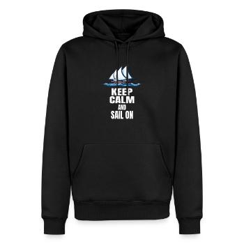 Segeln Boot Kapitän Segelboot Schiff Segler - Männer Premium Bio Hoodie - Schwarz - Vorne - Nico (187cm)