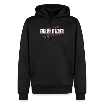 Lustiger Englischlehrer - Männer Premium Bio Hoodie - Schwarz - Vorne - Nico (187cm)