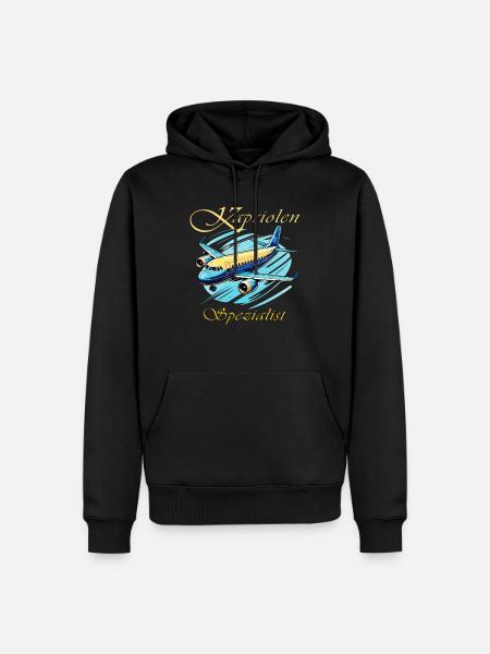 AIRPLANE Capers Specialist - Men’s Premium Organic Hoodie - black