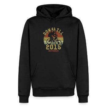 Birthday Downhill Bike Bike October 2015 - Men’s Premium Organic Hoodie - black - Front - Nico (187cm)