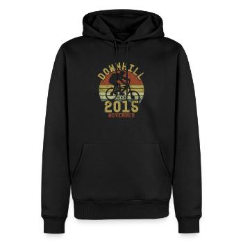 Birthday Downhill Bike Bike November 2015 - Men’s Premium Organic Hoodie - black - Front - Nico (187cm)