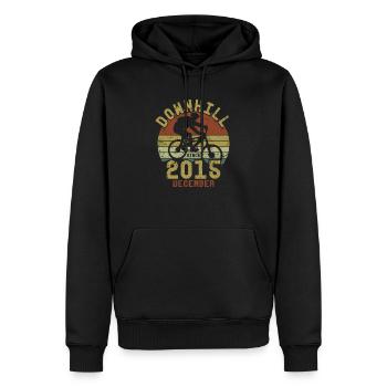 Birthday Downhill Bike Bike December 2015 - Men’s Premium Organic Hoodie - black - Front - Nico (187cm)