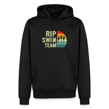 Rip Swim Team Drôle Vasectomie Récupération Cadeau - Sweat à capuche Premium bio Homme - noir - Devant - Nico (187cm)