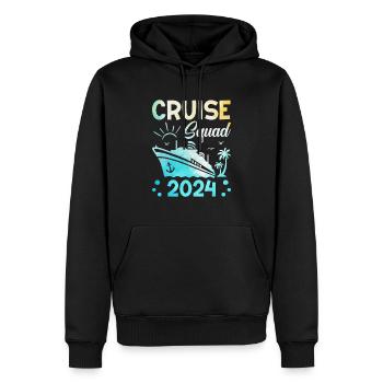 Cruise Command 2024 - Men’s Premium Organic Hoodie - black - Front - Nico (187cm)