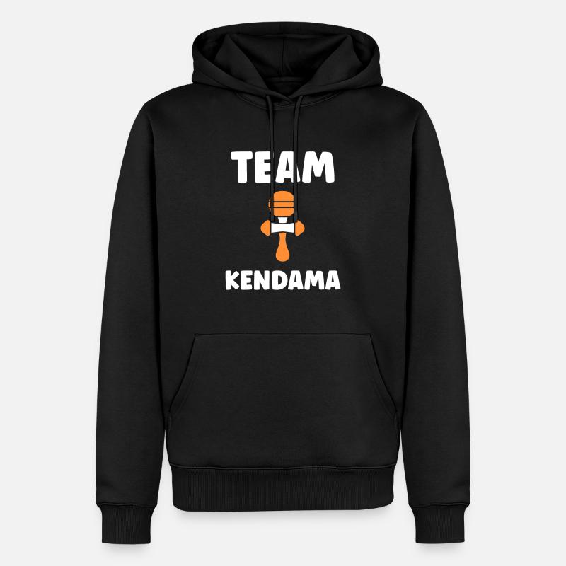 kendama - Sweat à capuche Premium bio Homme - noir