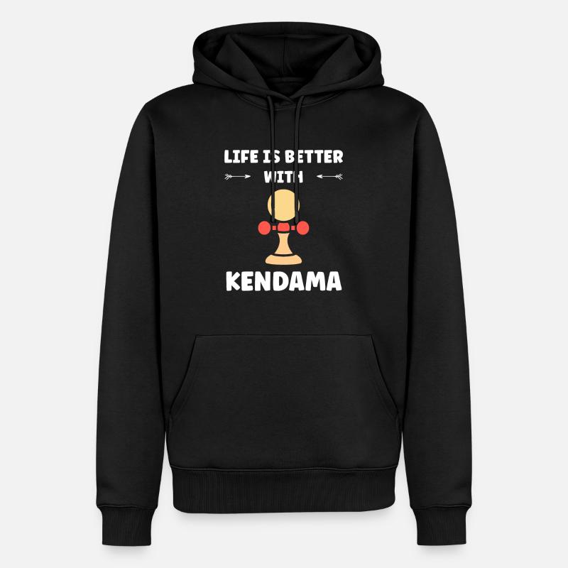 Kendama - Männer Premium Bio Hoodie - Schwarz