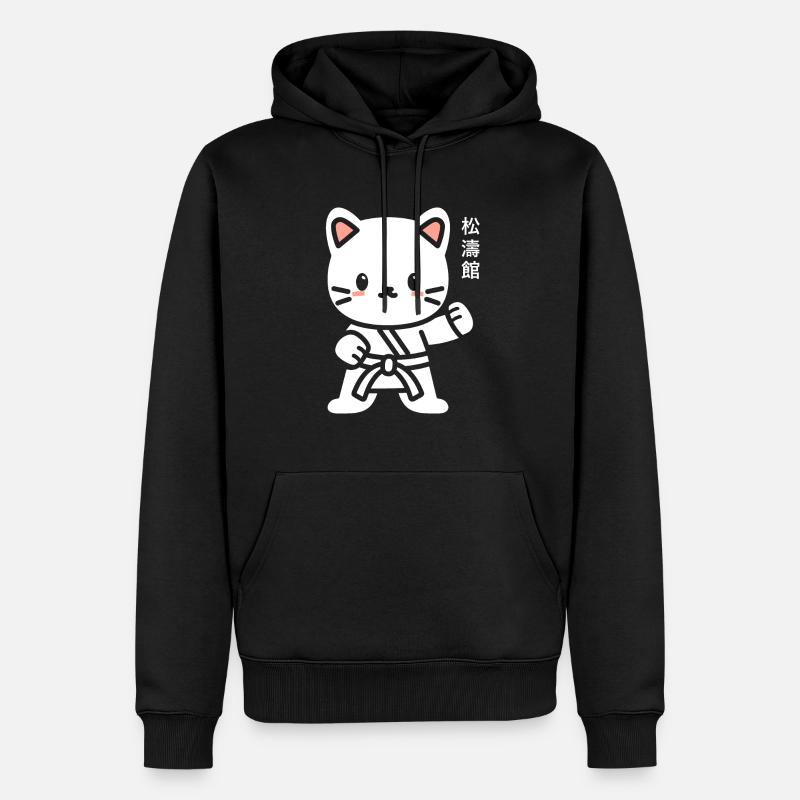 Karate - Männer Premium Bio Hoodie - Schwarz