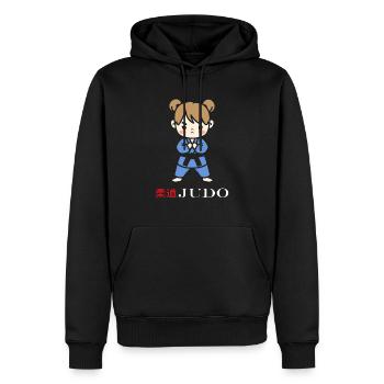 Judo - Männer Premium Bio Hoodie - Schwarz - Vorne - Nico (187cm)