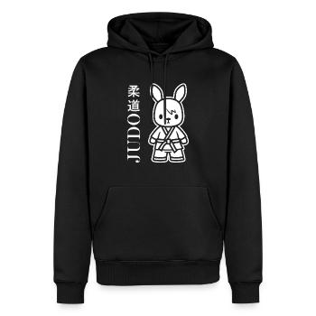 Judo - Männer Premium Bio Hoodie - Schwarz - Vorne - Nico (187cm)
