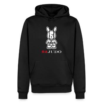 Judo - Männer Premium Bio Hoodie - Schwarz - Vorne - Nico (187cm)