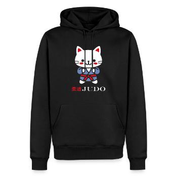 Judo - Männer Premium Bio Hoodie - Schwarz - Vorne - Nico (187cm)