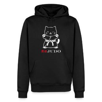 Judo - Männer Premium Bio Hoodie - Schwarz - Vorne - Nico (187cm)