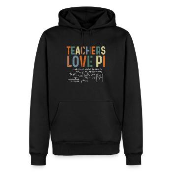 Funny Pi Day Math Teacher Shirts 3.14 Pi Symbol - Männer Premium Bio Hoodie - Schwarz - Vorne - Nico (187cm)