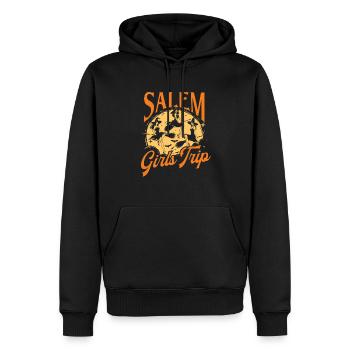 Salem Mädchen Trip Gruselige Hexe Halloween - Männer Premium Bio Hoodie - Schwarz - Vorne - Nico (187cm)