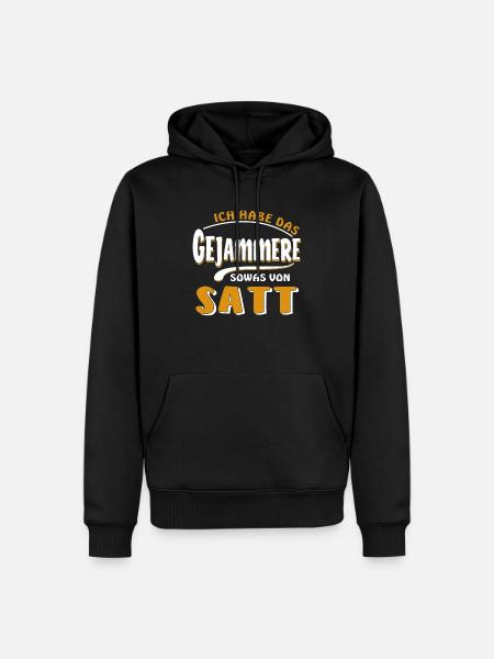 I'M TIRED OF WHINING - Men’s Premium Organic Hoodie - black