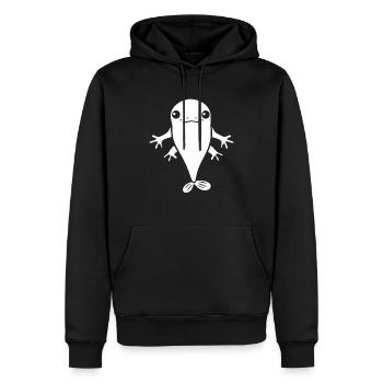 Têtard - Sweat à capuche Premium bio Homme - noir - Devant - Nico (187cm)