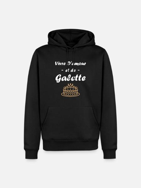 Pancake - Men’s Premium Organic Hoodie - black
