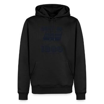 Das Beste aus 1980 Vintage Retro 45. Geburtstag Mixtape - Männer Premium Bio Hoodie - Schwarz - Vorne - Nico (187cm)