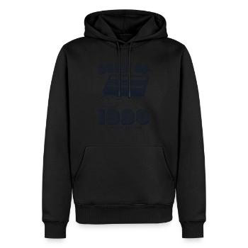 Rétro Best of 1998 Mixtape Vintage 27e anniversaire - Sweat à capuche Premium bio Homme - noir - Devant - Nico (187cm)