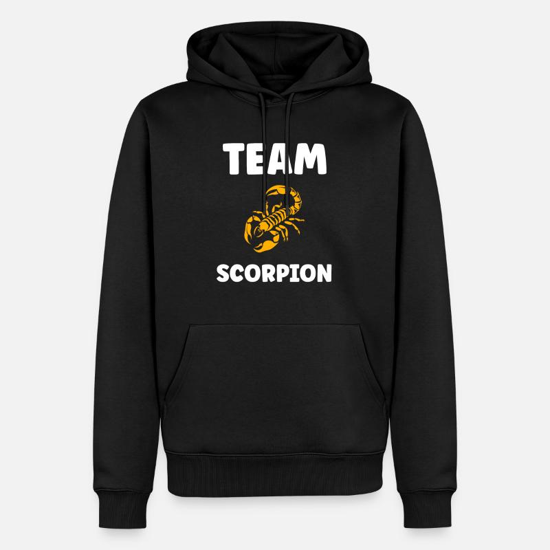 scorpion - Sweat à capuche Premium bio Homme - noir